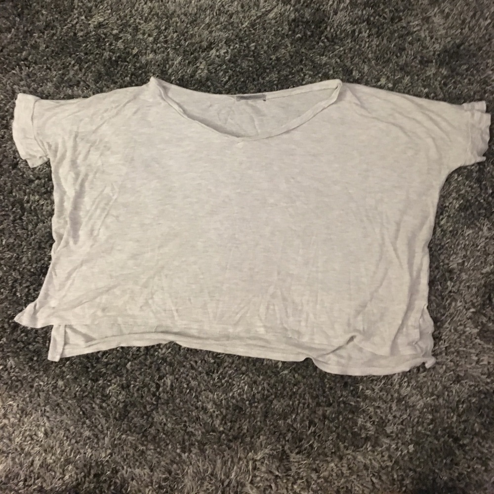 White crop top